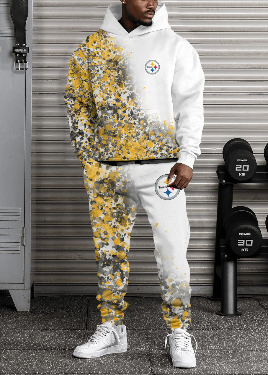 Pittsburgh Steelers Combo Pullover Hoodie And Sweatpants AZBTPHSP000140