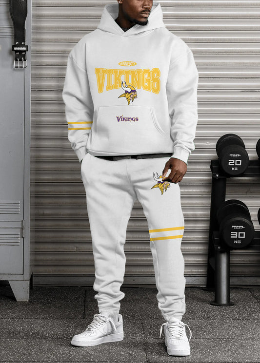 Minnesota Vikings Combo Pullover Hoodie And Sweatpants AZBTPHSP000034