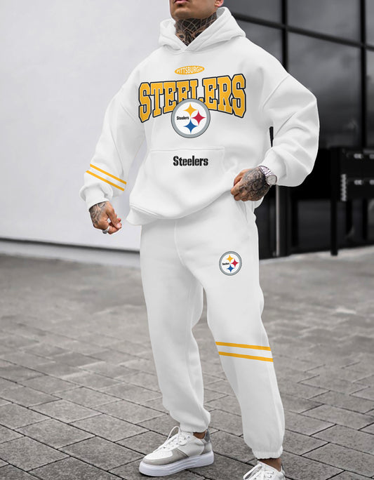 Pittsburgh Steelers Combo Pullover Hoodie And Sweatpants AZBTPHSP000330
