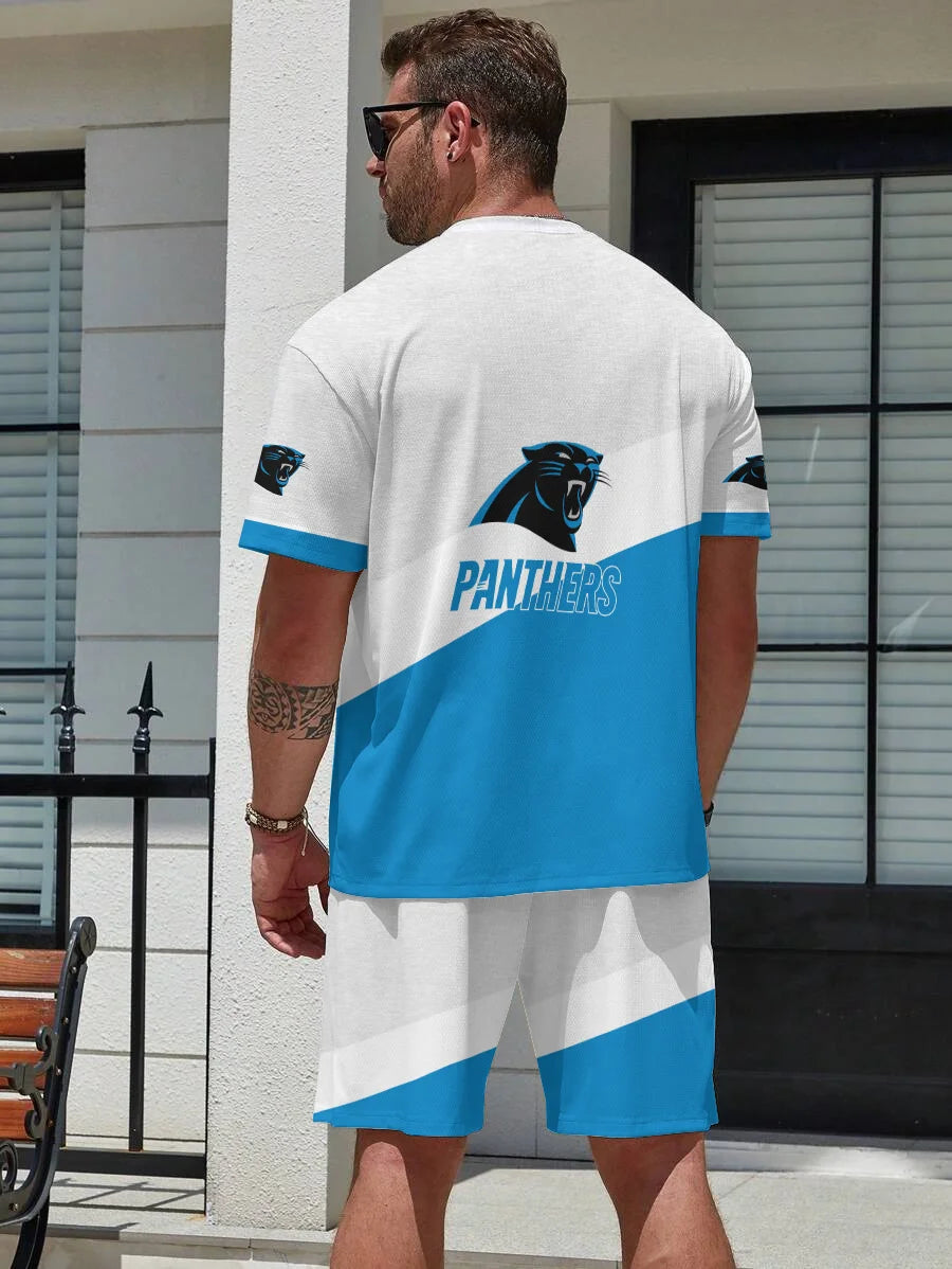 Carolina Panthers T-shirt and Shorts AZBTTSAS000031