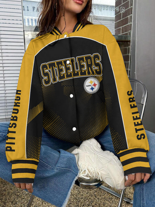 Pittsburgh Steelers National Football League Varsity Jacket AZBTVJK000615