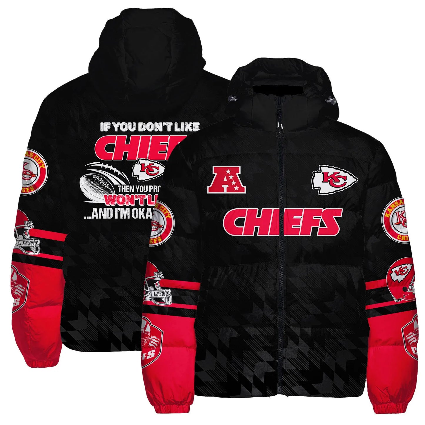 Kansas City Chiefs CozyCloud Down Jacket AZBTDWJ000422