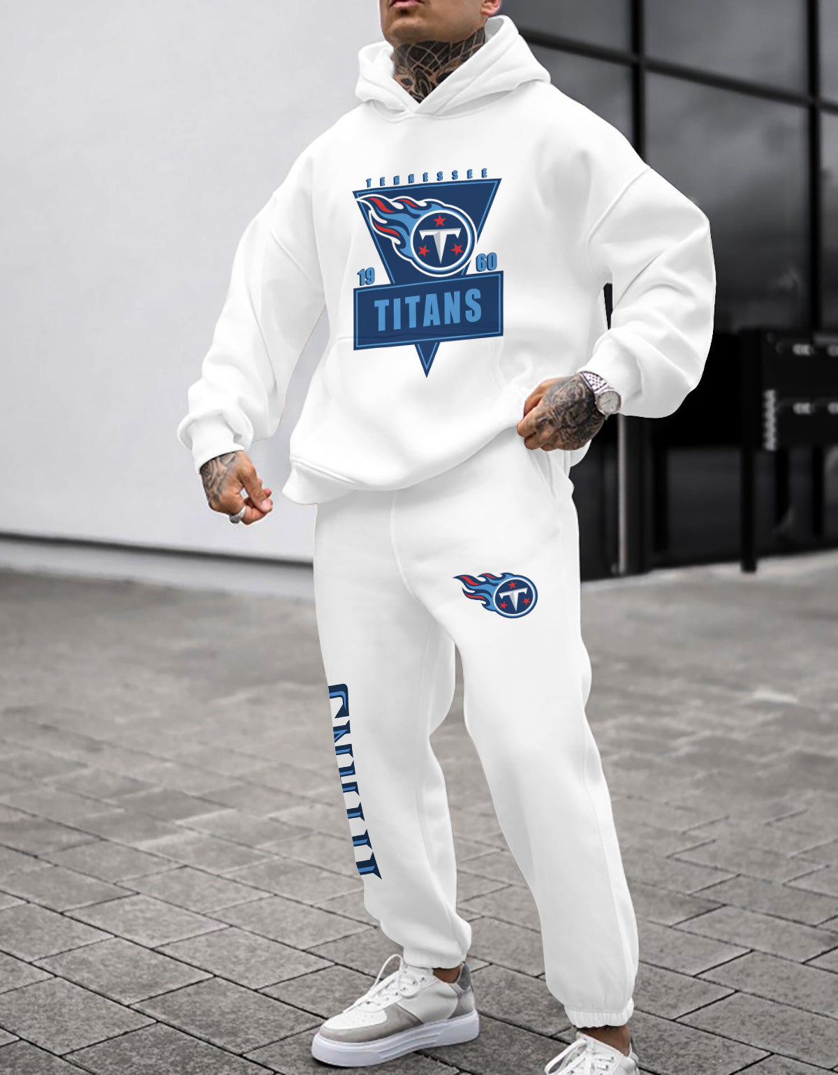Tennessee Titans Combo Pullover Hoodie And Sweatpants AZBTPHSP000363