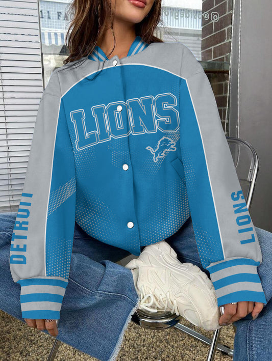 Detroit Lions National Football League Varsity Jacket AZBTVJK000539