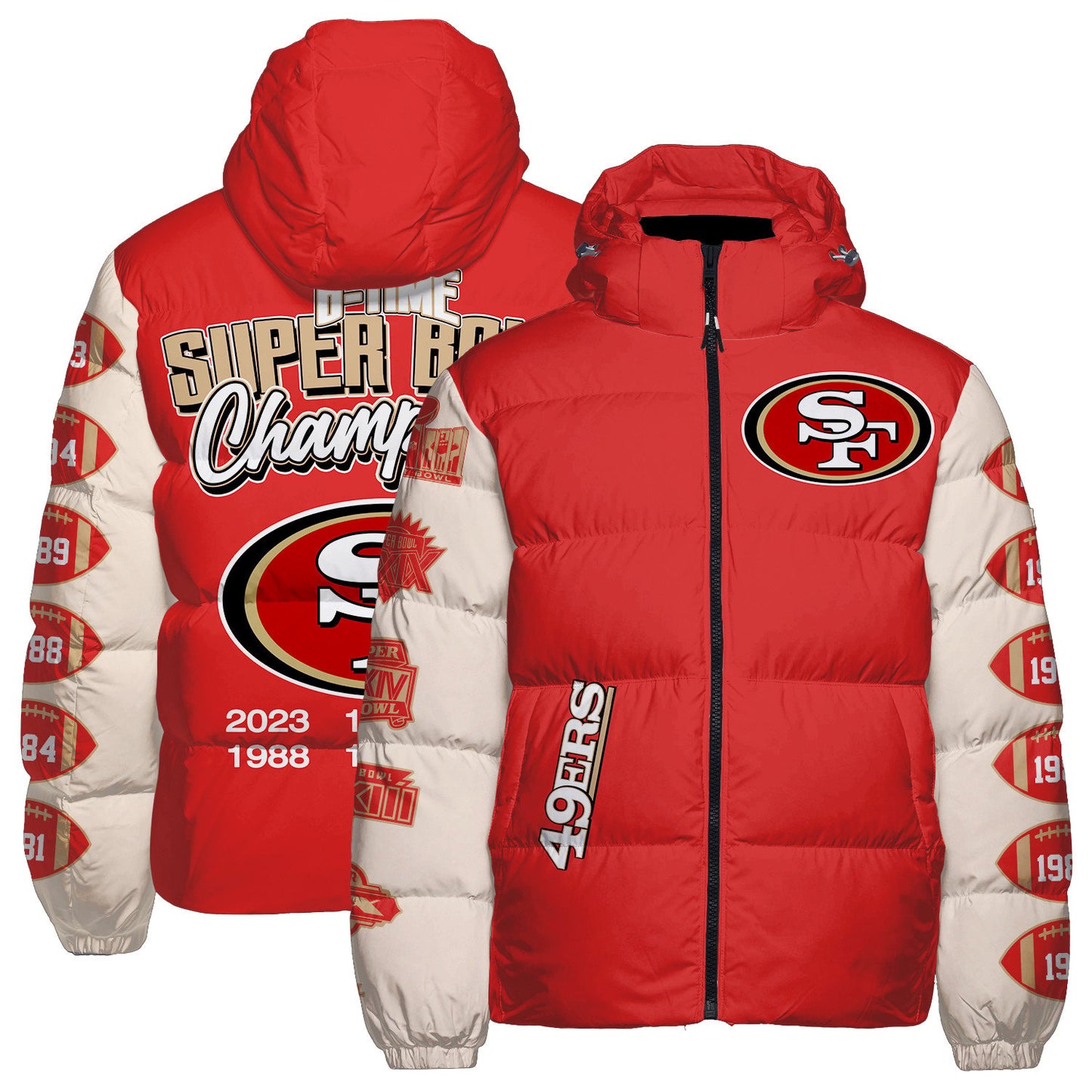 San Francisco 49ers  CozyCloud Down Jacket AZBTDWJ000341