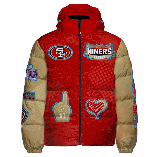 San Francisco 49ers CozyCloud Down Jacket AZBTDWJ000345
