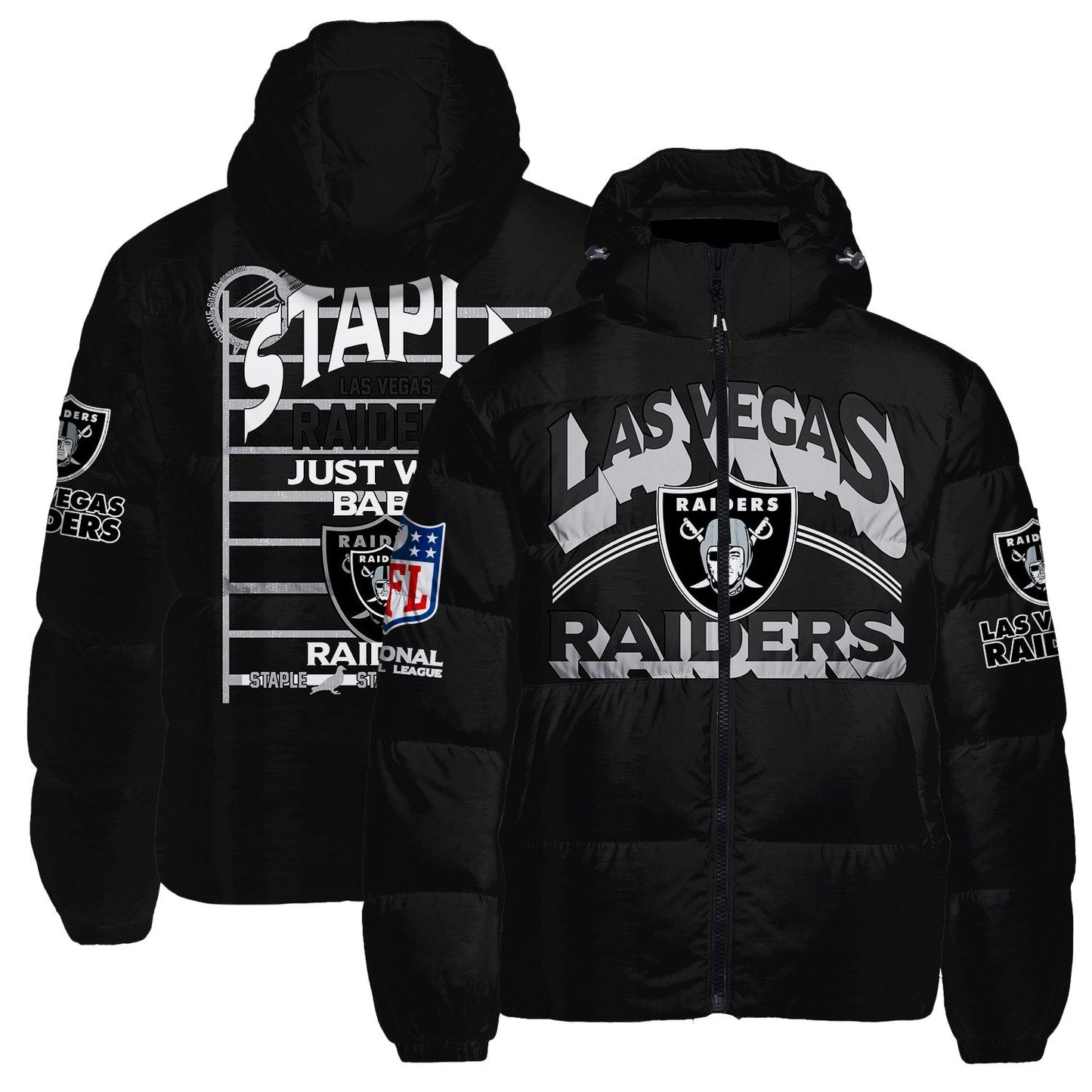 Las Vegas Raiders CozyCloud Down Jacket AZBTDWJ000329