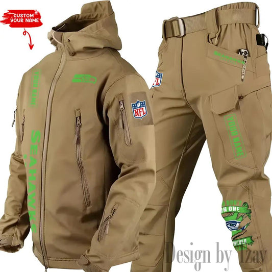 Seattle Seahawks Outdoor Jacket and Pants 000104