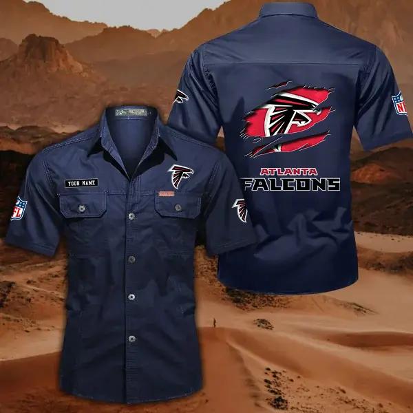 Atlanta Falcons Men’s Short Sleeve Cargo Shirts New 2025 AZBT2DCGS000002