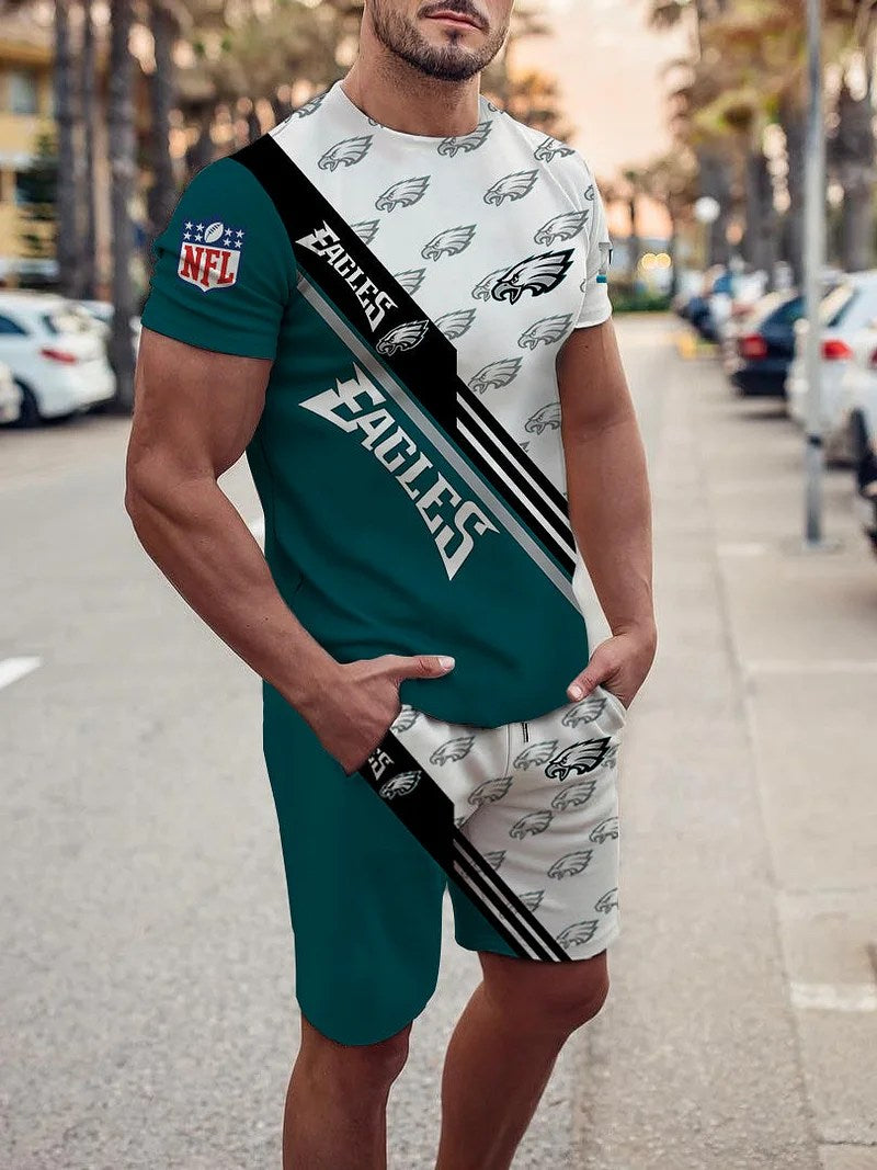 Philadelphia Eagles T-shirt and Shorts AZTS107