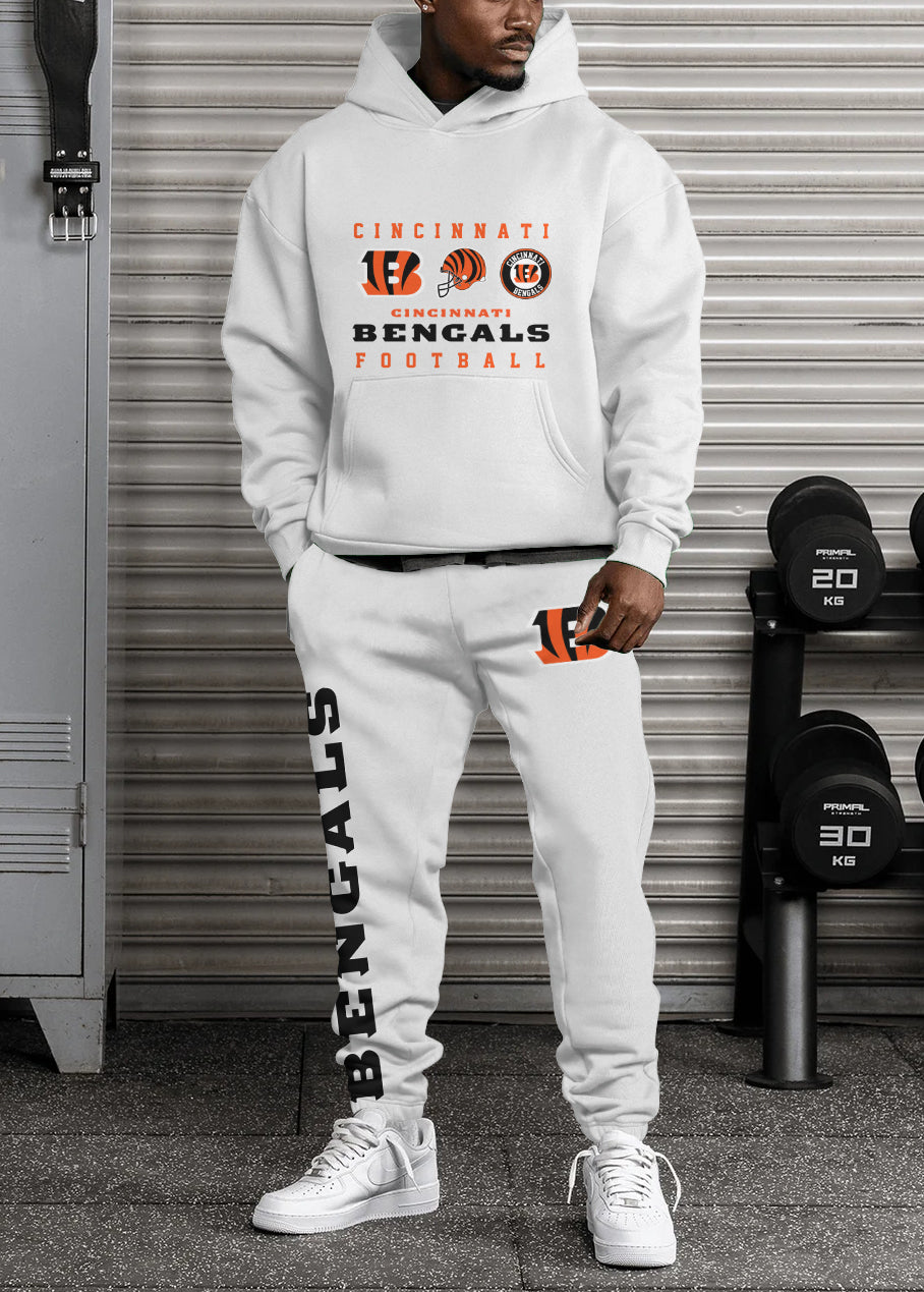 Cincinnati Bengals Combo Pullover Hoodie And Sweatpants AZBTPHSP000397