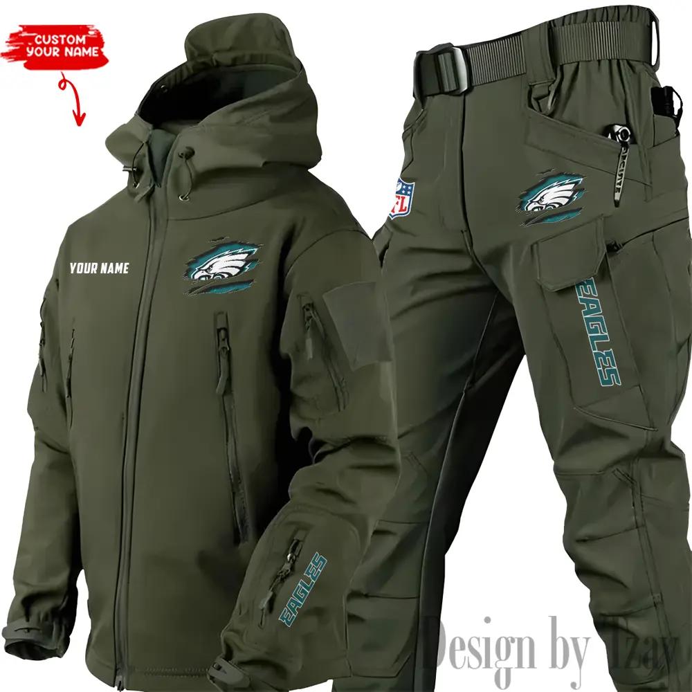 Philadelphia Eagles Outdoor Jacket and Pants 000093