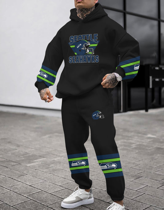 Seattle Seahawks Combo Pullover Hoodie And Sweatpants AZBTPHSP000006