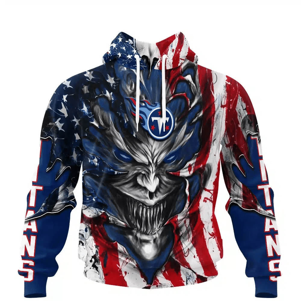 Tennessee Titans All Over Printed T-shirt Sweatshirt Hoodie AZCHD598