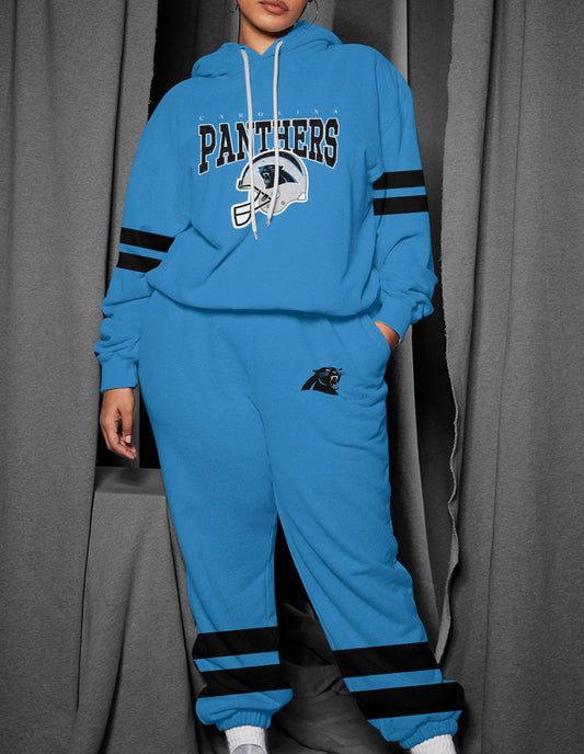 Carolina Panthers Combo Pullover Hoodie And Sweatpants AZBTPHSP000401