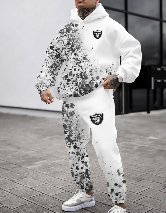Las Vegas Raiders Combo Pullover Hoodie And Sweatpants AZBTPHSP000479