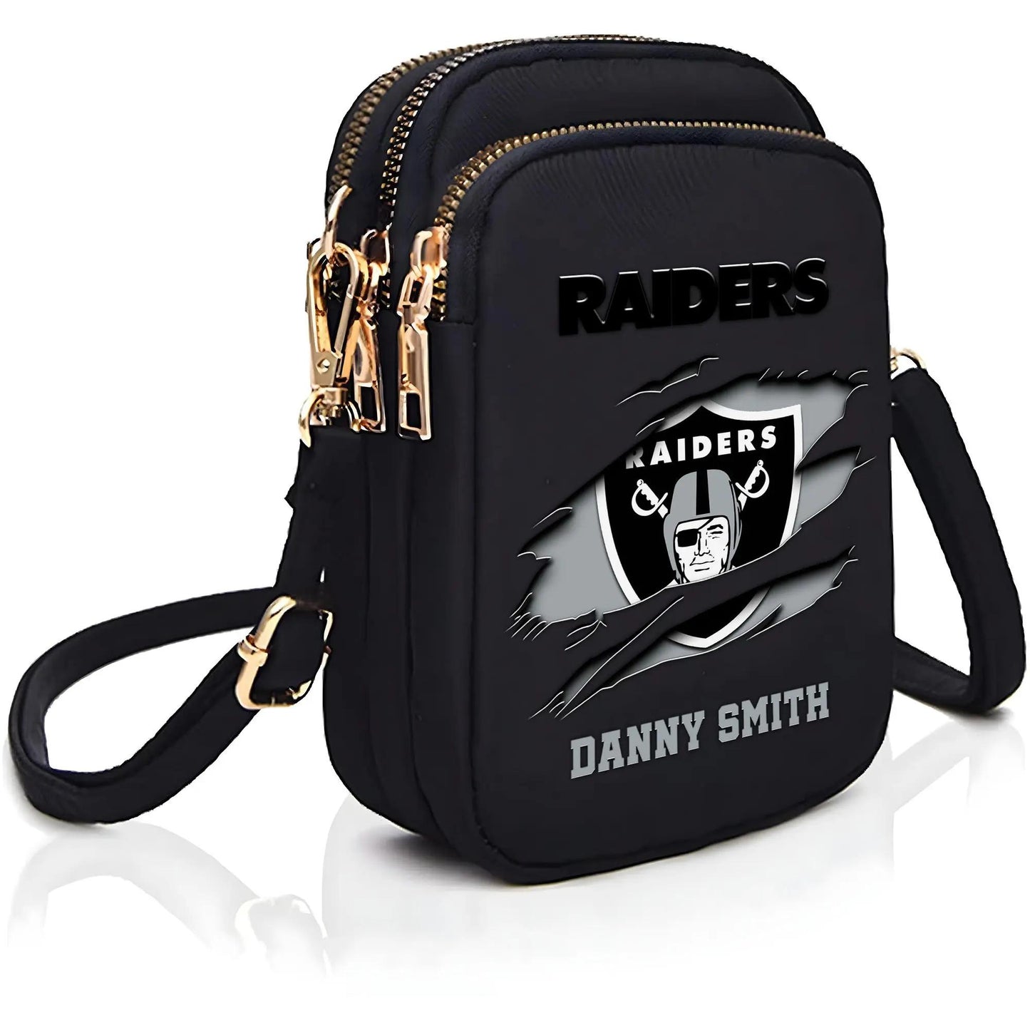 Las Vegas Raiders Mini Crossbody Bag for Women New Trending 2025 AZBT2DMCB000057