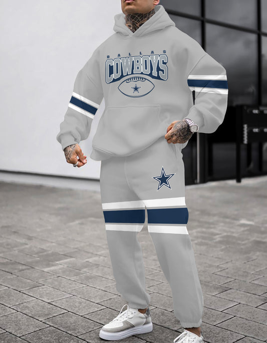Dallas Cowboys Combo Pullover Hoodie And Sweatpants AZBTPHSP000010