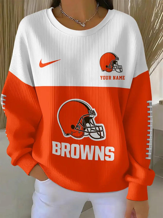 Cleveland Browns Women’s Knit Sweatshirt EM76