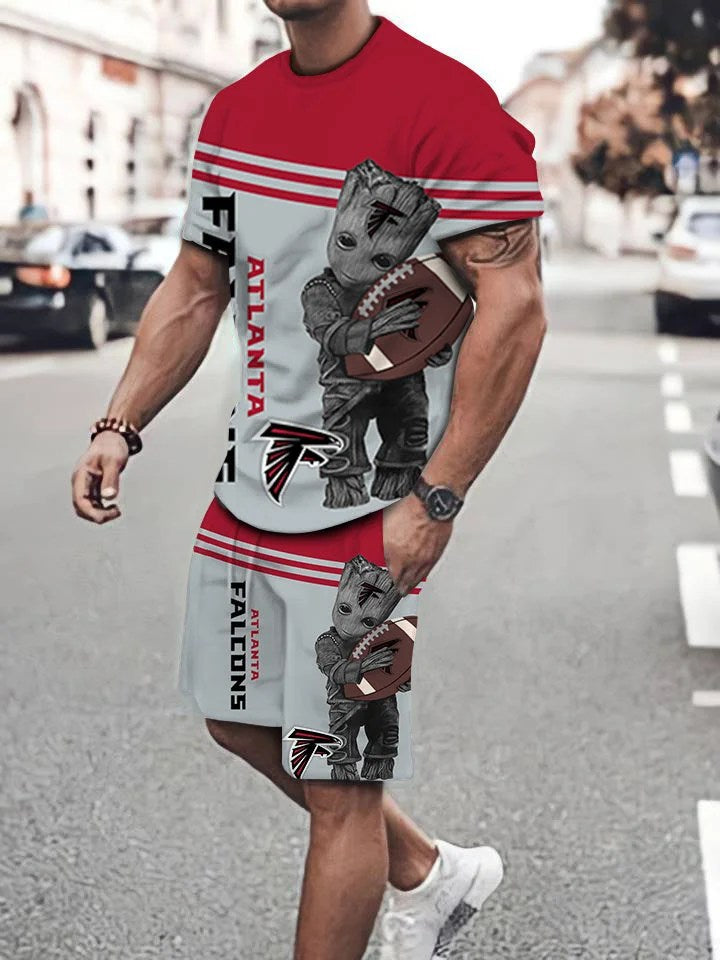 Atlanta Falcons T-shirt and Shorts AZTS239