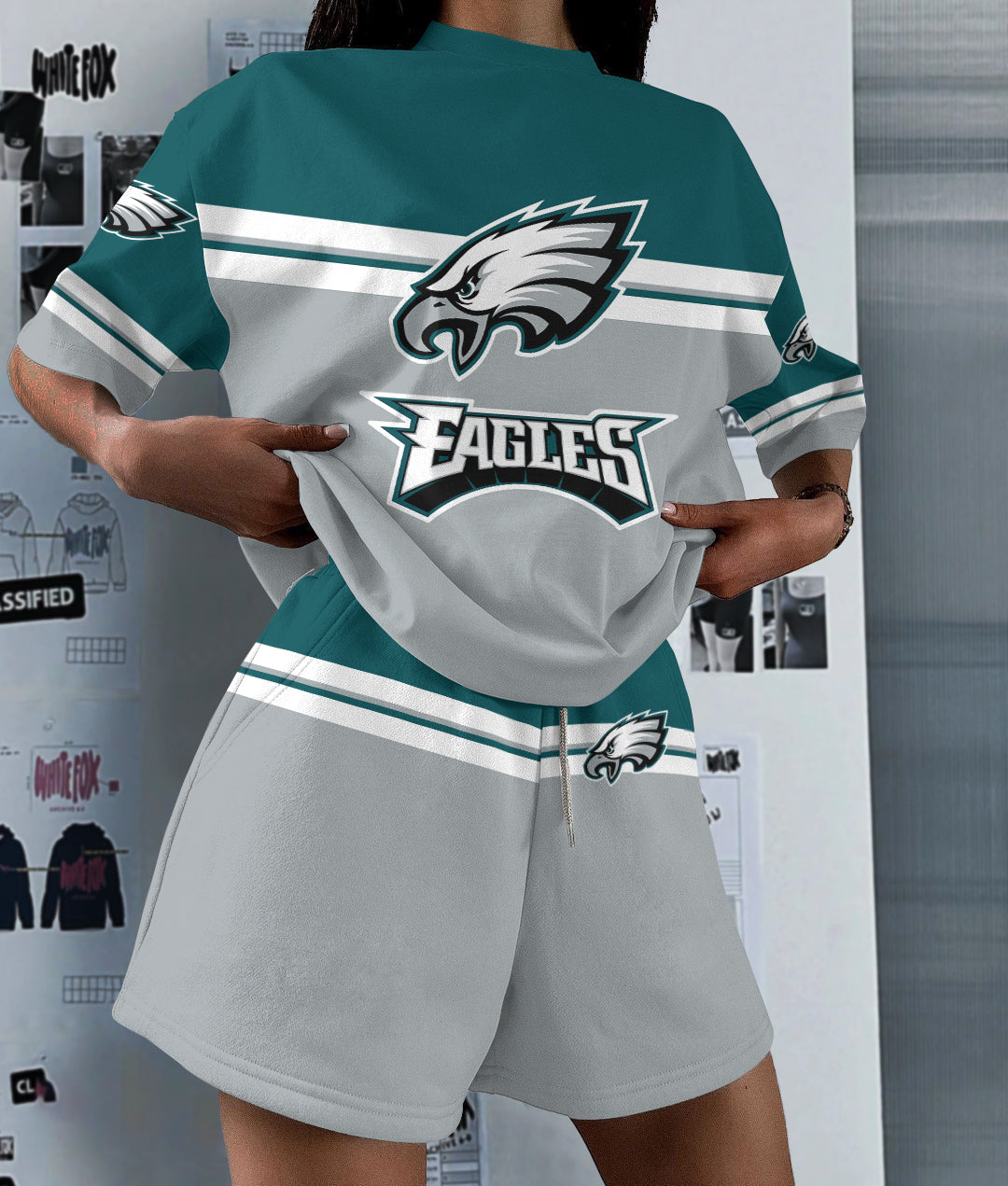 Philadelphia Eagles Limited Edition Top And Shorts Two-Piece Suits