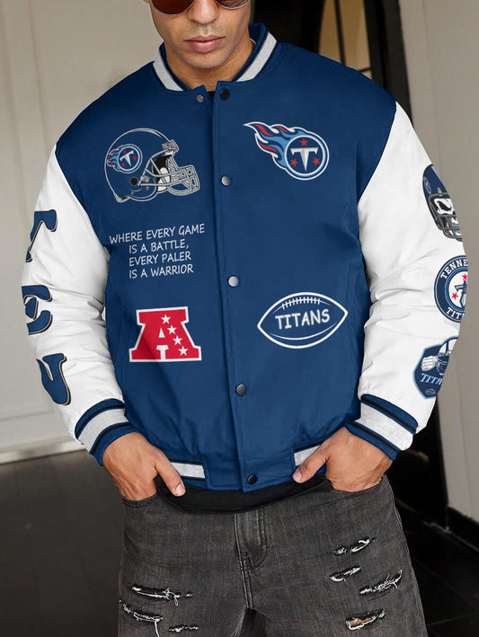 Tennessee Titans National Football League Varsity Jacket AZBTVJK000457
