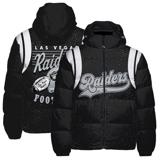 Las Vegas Raiders CozyCloud Down Jacket AZBTDWJ000367
