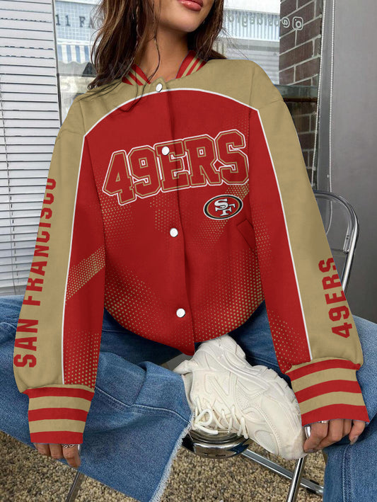 San Francisco 49ers National Football League Varsity Jacket AZBTVJK000645