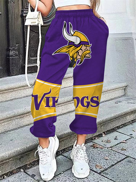 Minnesota Vikings 3D Printed Pocket Sweatpants AZBTBSP000081