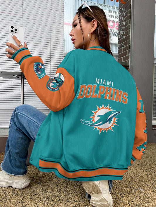 Miami Dolphins National Football League Varsity Jacket AZBTVJK000560