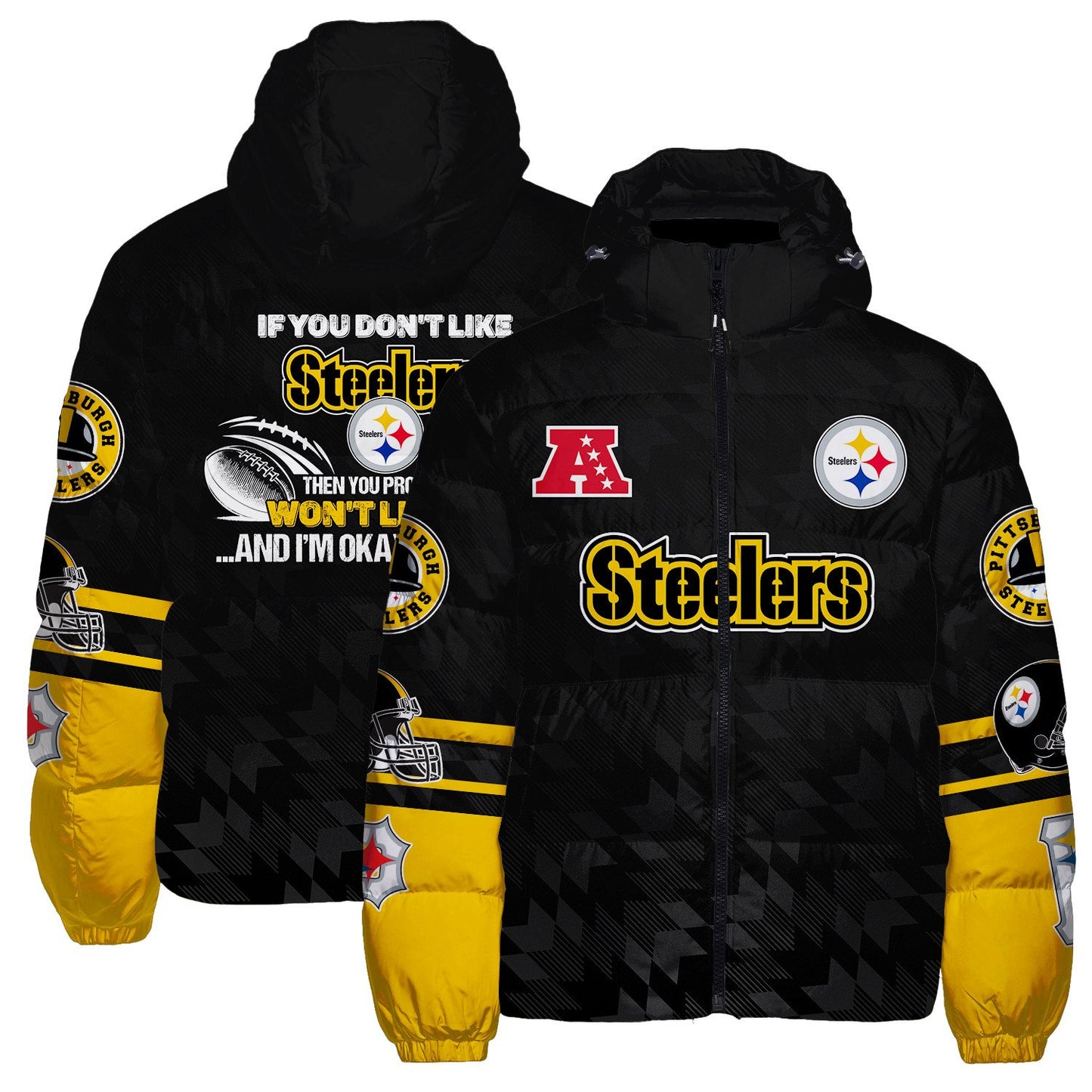 Pittsburgh Steelers CozyCloud Down Jacket AZBTDWJ000337
