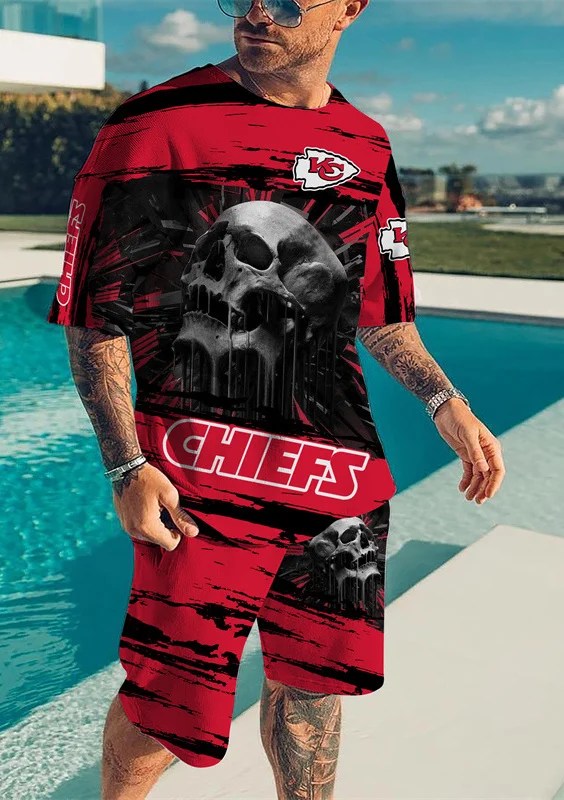 Kansas City Chiefs T-shirt and Shorts AZTS069