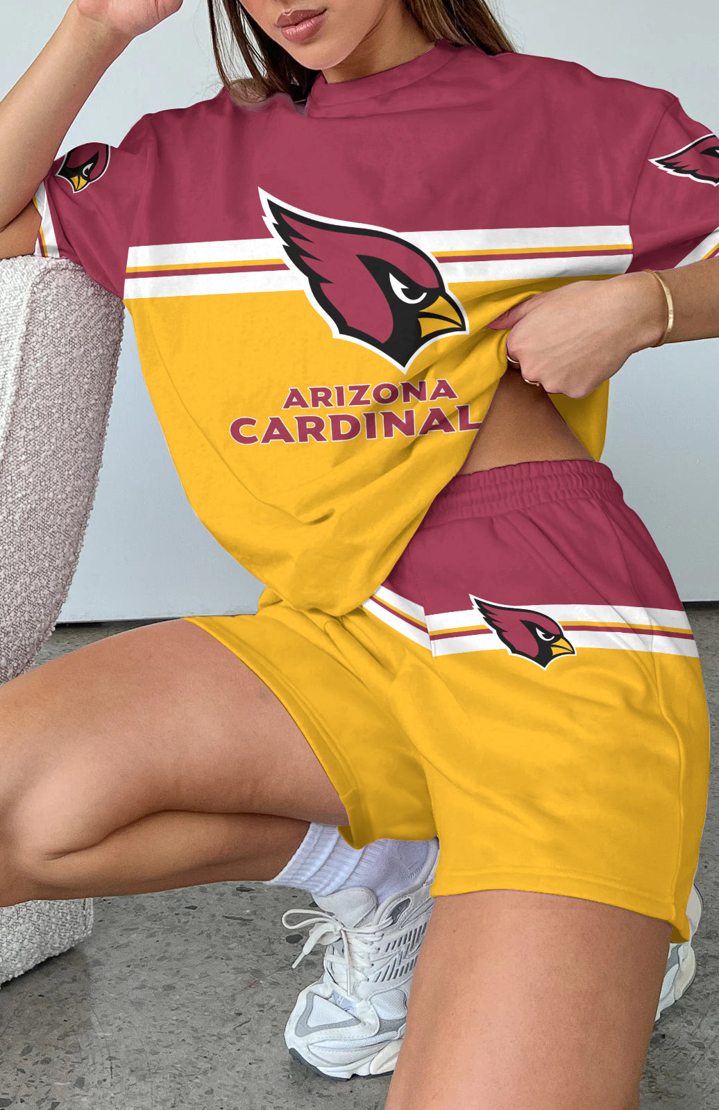 Arizona Cardinals Limited Edition Top And Shorts Two-Piece Suits (1)