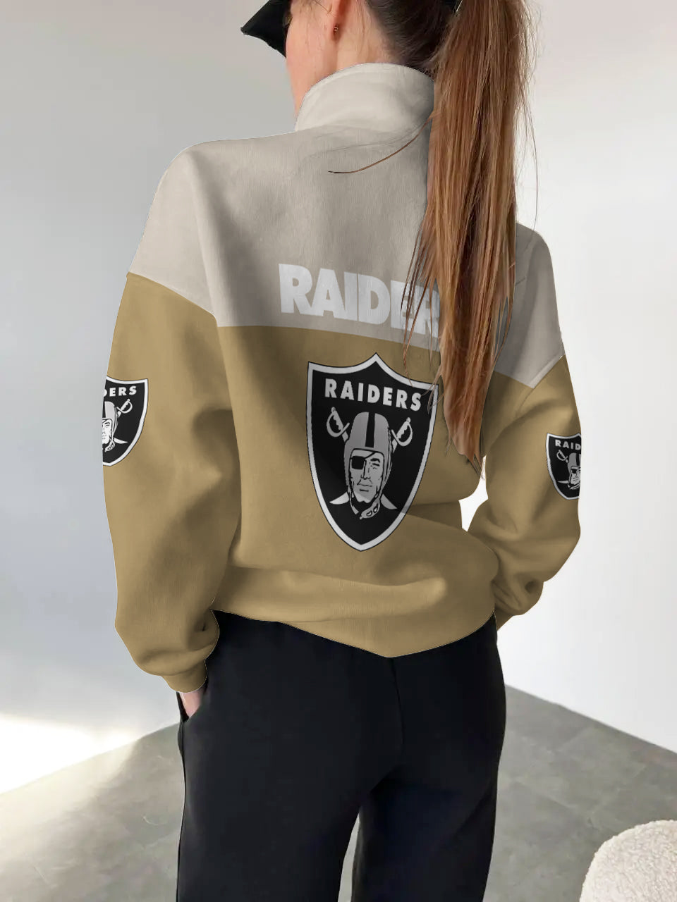 Las Vegas Raiders Casual Colorful Stand Collar Sweatshirt AZBTSCSW000444