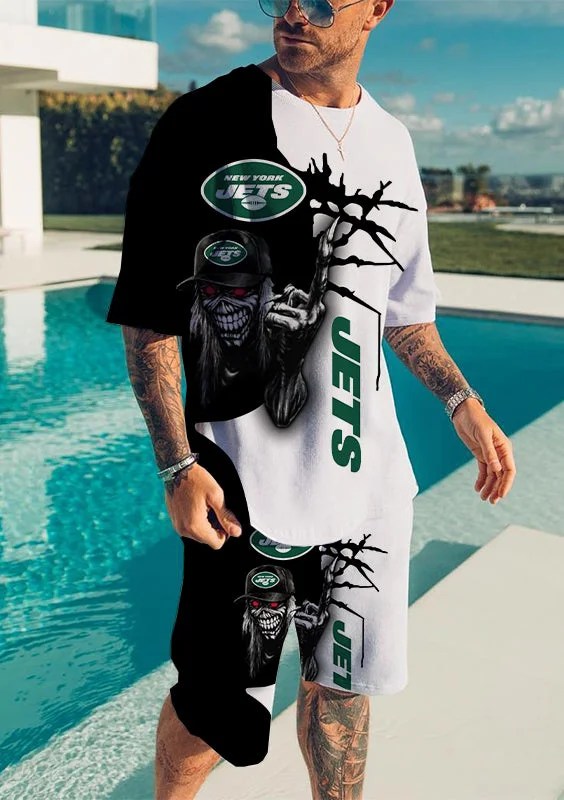New York Jets T-shirt and Shorts AZTS594