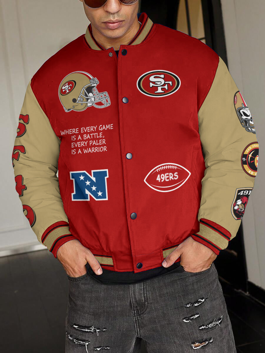 San Francisco 49ers National Football League Varsity Jacket AZBTVJK000521