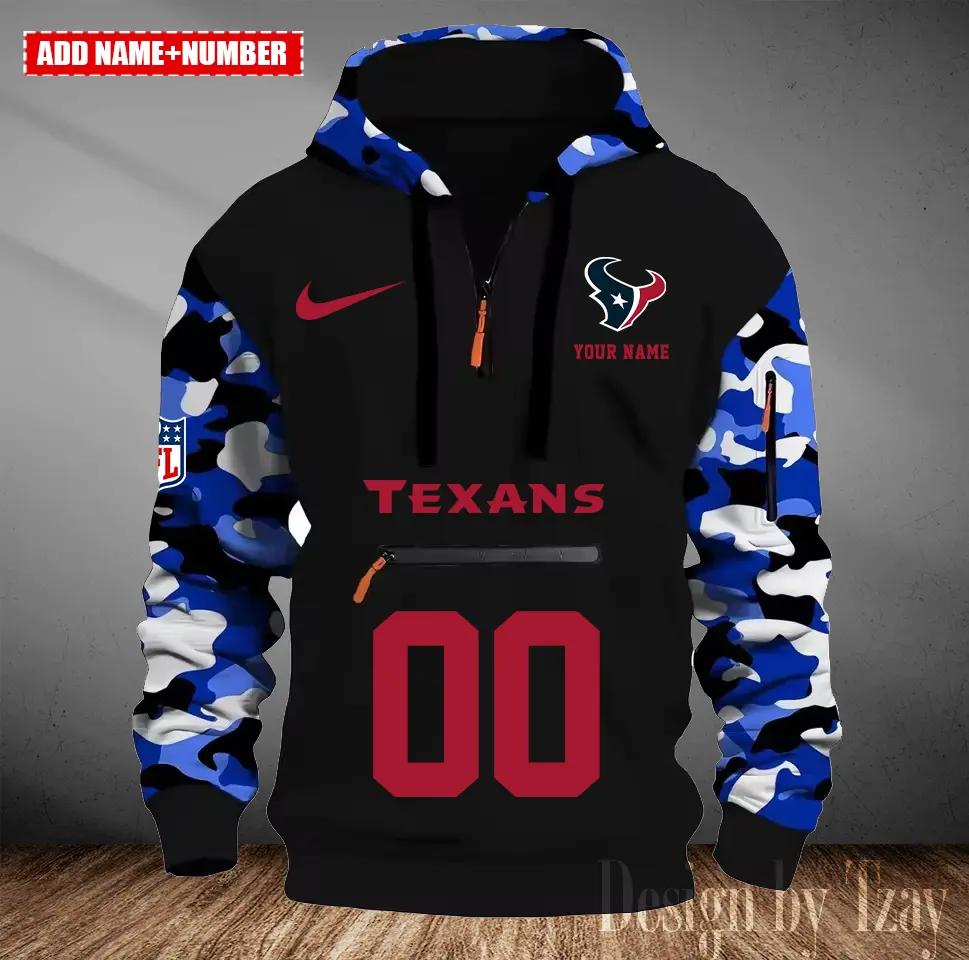 Houston Texans Camouflage Hooded Sweatshirt HA13