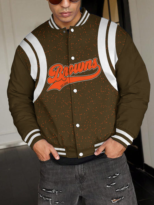 Cleveland Browns National Football League Varsity Jacket AZBTVJK000445