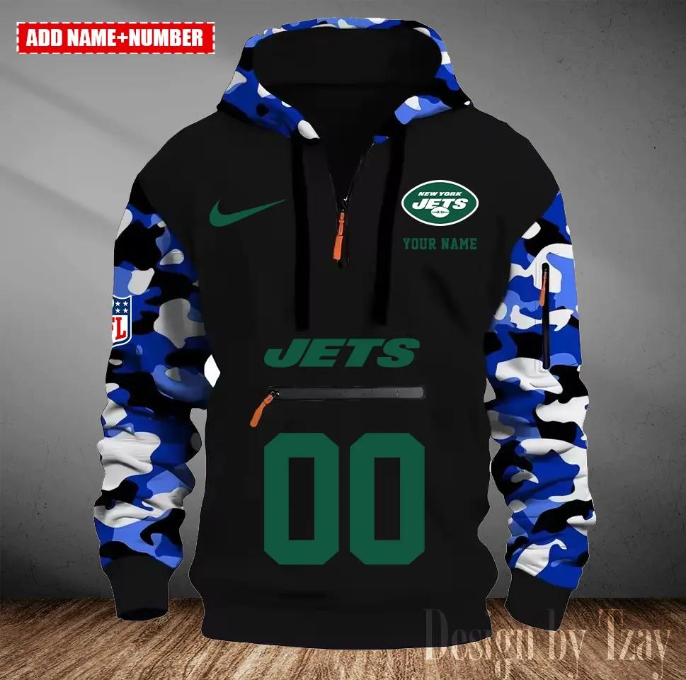 New York Jets Camouflage Hooded Sweatshirt HA25