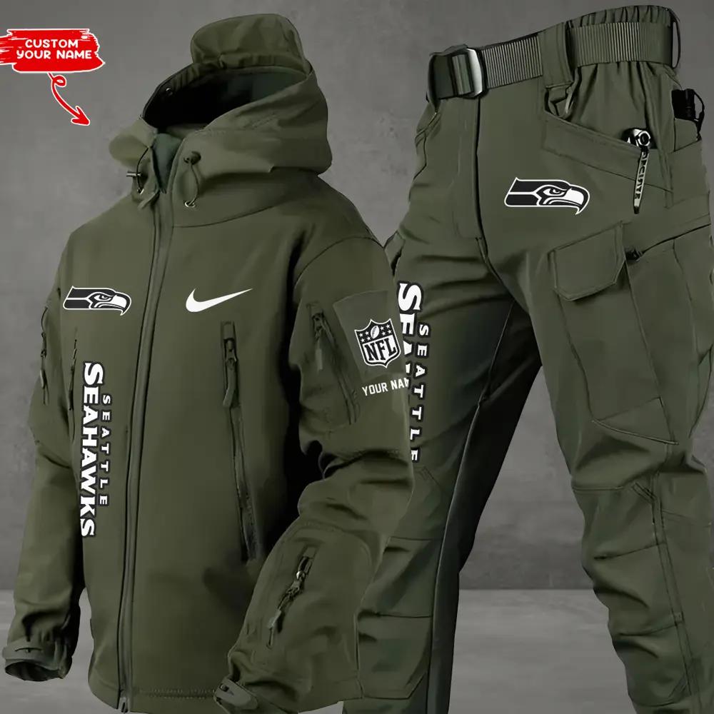 Seattle Seahawks Outdoor Jacket and Pants 000124