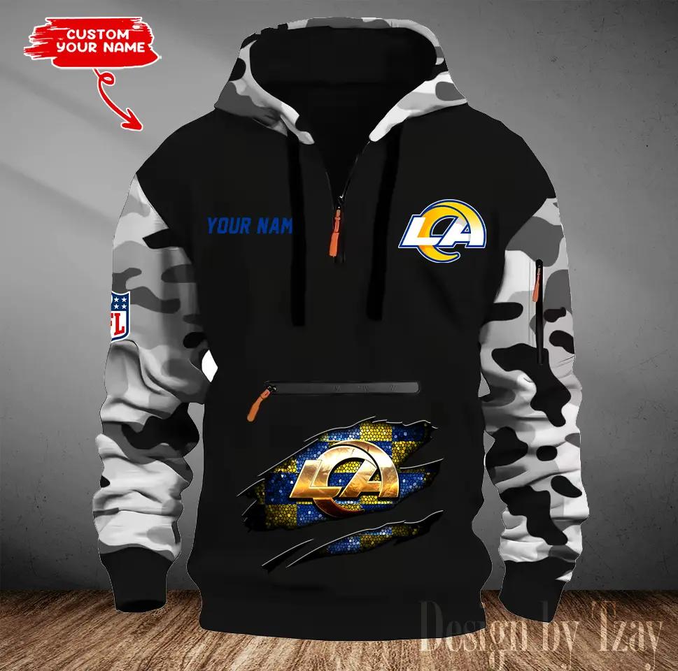 Los Angeles Rams Camouflage Hooded Sweatshirt HA82