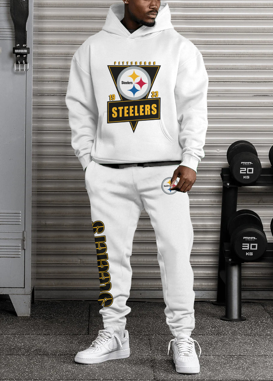 Pittsburgh Steelers Combo Pullover Hoodie And Sweatpants AZBTPHSP000081