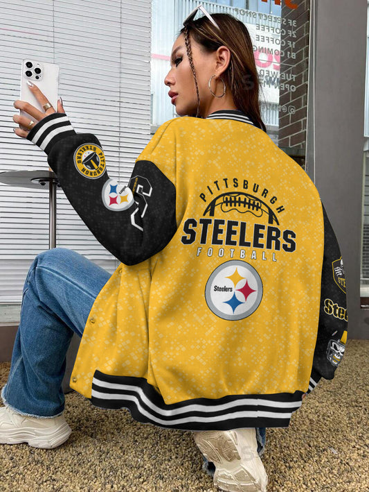 Pittsburgh Steelers National Football League Varsity Jacket AZBTVJK000610