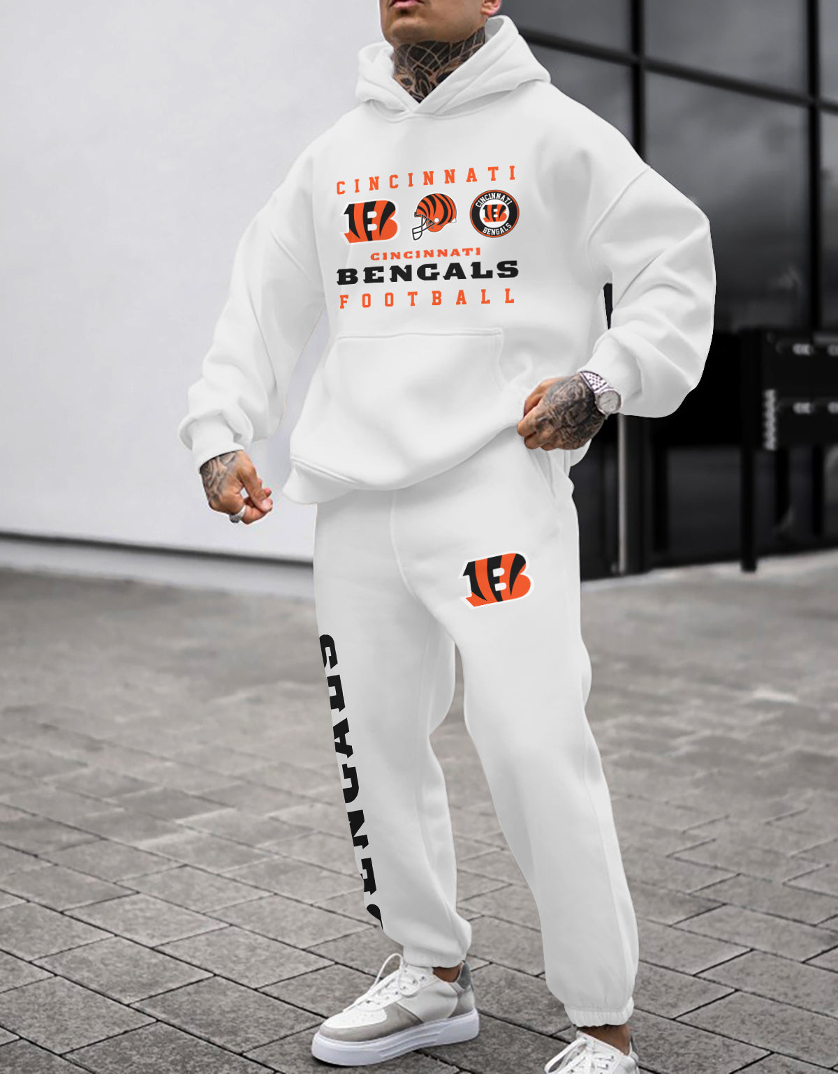 Cincinnati Bengals Combo Pullover Hoodie And Sweatpants AZBTPHSP000397