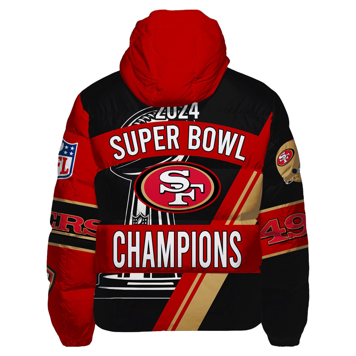 San Francisco 49ers CozyCloud Down Jacket AZBTDWJ000194