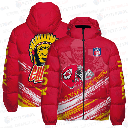Kansas City Chiefs CozyCloud Down Jacket AZBTDWJ000012