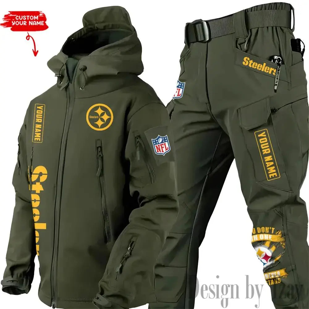 Pittsburgh Steelers Outdoor Jacket and Pants 000106