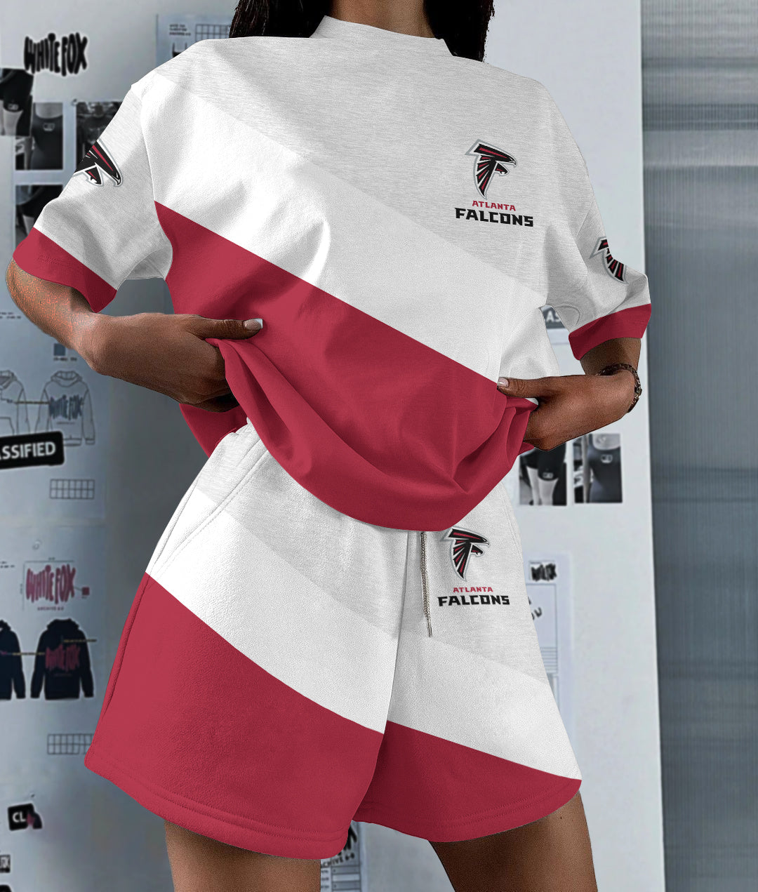 Atlanta Falcons Limited Edition Top And Shorts Two-Piece Suits (1)