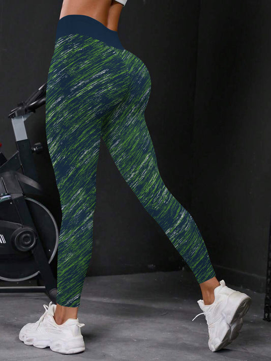 Seattle Seahawks High Waist Push Up Printed Leggings (1)