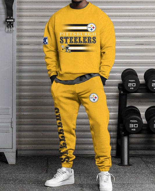 Pittsburgh Steelers Combo 3D Sweatsuit and Sweatpants Unisex CBSP113